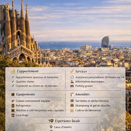 Chic Apartments- Free Parking - 10 Min Bcn Center By Metro * Βαρκελώνη
